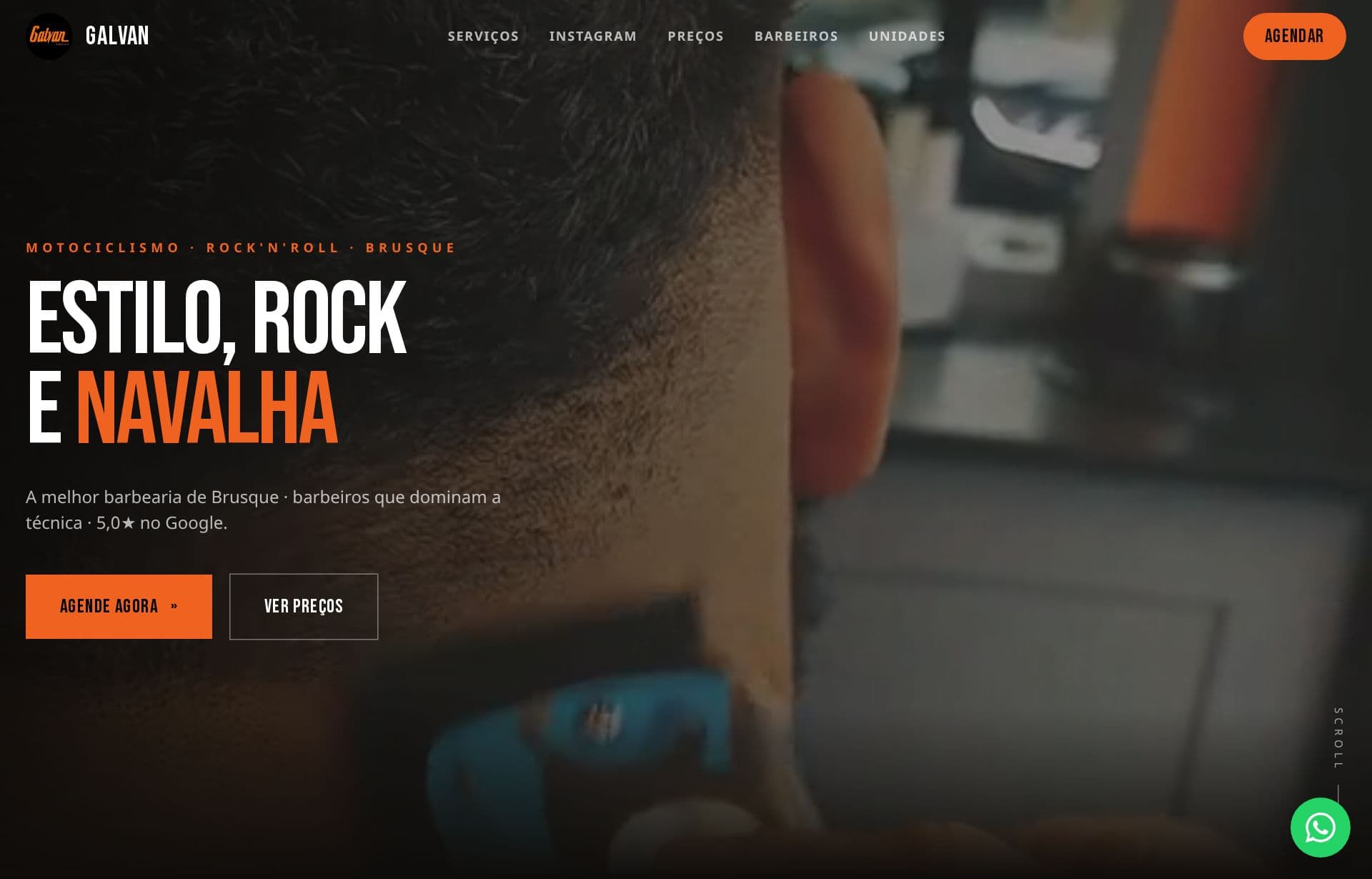 Site da Galvan, feito pelo Kortar